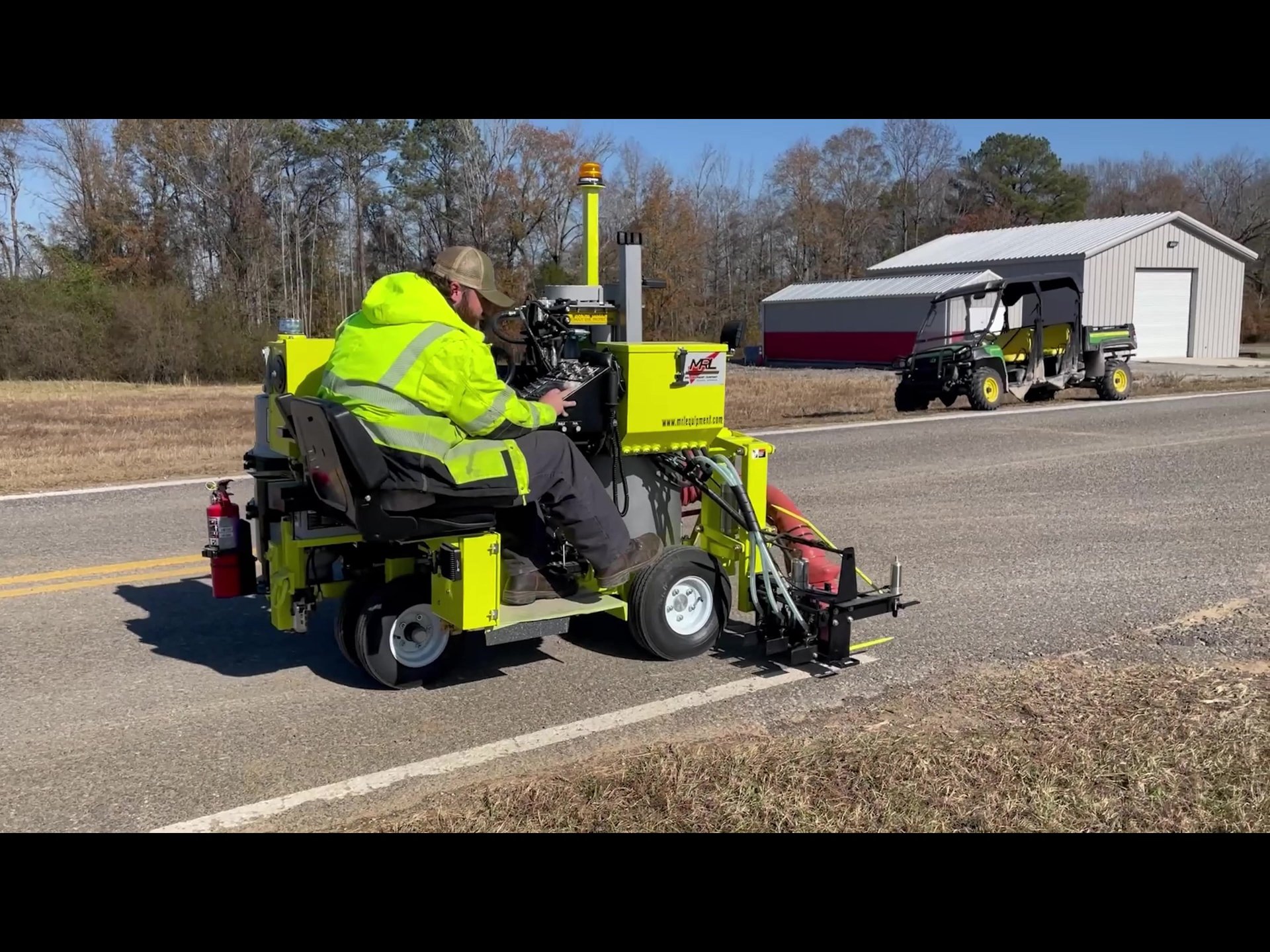 Mini MacPro™ Series Thermoplastic Striping Equipment | MRL Equipment